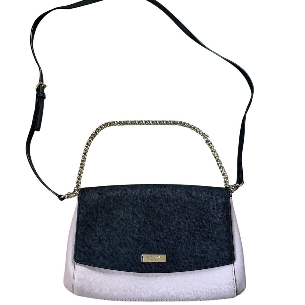Kate Spade Addison Laurel Way Crossbody Shoulder Bag Chain Pink Black‎